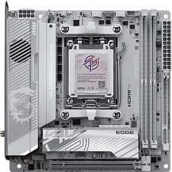 Материнская плата MSI MPG X870I EDGE TI EVO WIFI, AMD Ryzen 9000/8000/7000 Series, DDR5