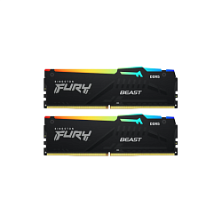 Оперативная память Kingston FURY Beast RGB EXPO, 32ГБ DDR5, 5600MT/s, CL36, Kit of 2
