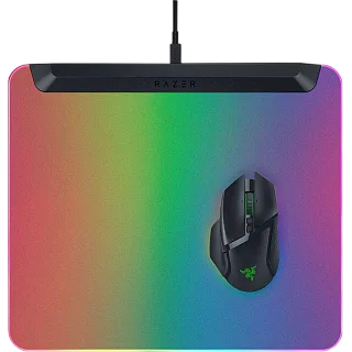 Коврик для мыши Razer Firefly V2 Pro, размер M, ткань, чёрный
