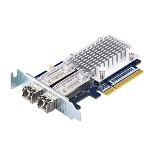 Сетевая карта QNAP QXP-16G2FC Dual-port Fiber Channel adapter, 2 x 16 Gb s SFP +, PCIe Gen3 x8. For QTS OS ONLY (QNAP QXP-16G2FC)