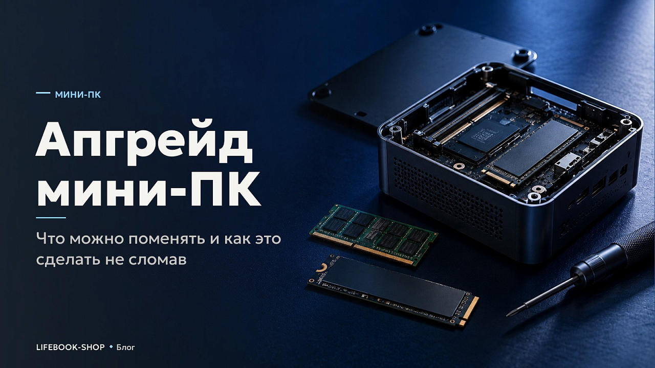 Апгрейд мини-ПК: что можно поменять и как это сделать не сломав