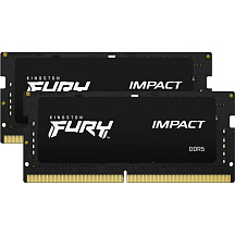 Оперативная память Kingston KF548S38IBK2-16, 16 ГБ (2x8 ГБ), DDR5, 4800 МГц, SO-DIMM, PC5-38400, CL38