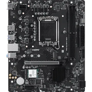 Материнская плата MSI PRO H610M-S WIFI, LGA1700, Intel H610, Micro-ATX, DDR5