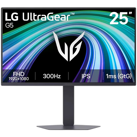 Монитор LG UltraGear 25G550B-B, 27 дюймов, 1920x1080, 300 Гц, IPS, 300 кд/м², фиолетово-серый