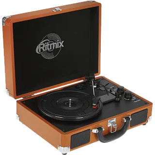 Виниловый проигрыватель Ritmix LP-160B, цвет коричневый