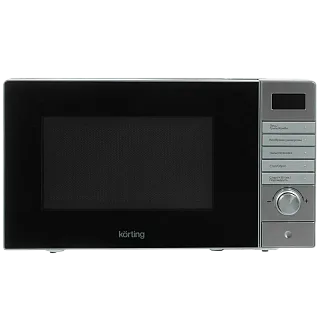 Микроволновая печь Korting KMO 720 X, 20 л, 700 Вт, гриль 1000 Вт, 8 автопрограмм, нержавеющая сталь