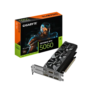 Видеокарта Gigabyte GV-N5060OC-8GL, NVIDIA GeForce RTX 5060, 8 ГБ видеопамяти, GDDR7, PCI Express 5.0
