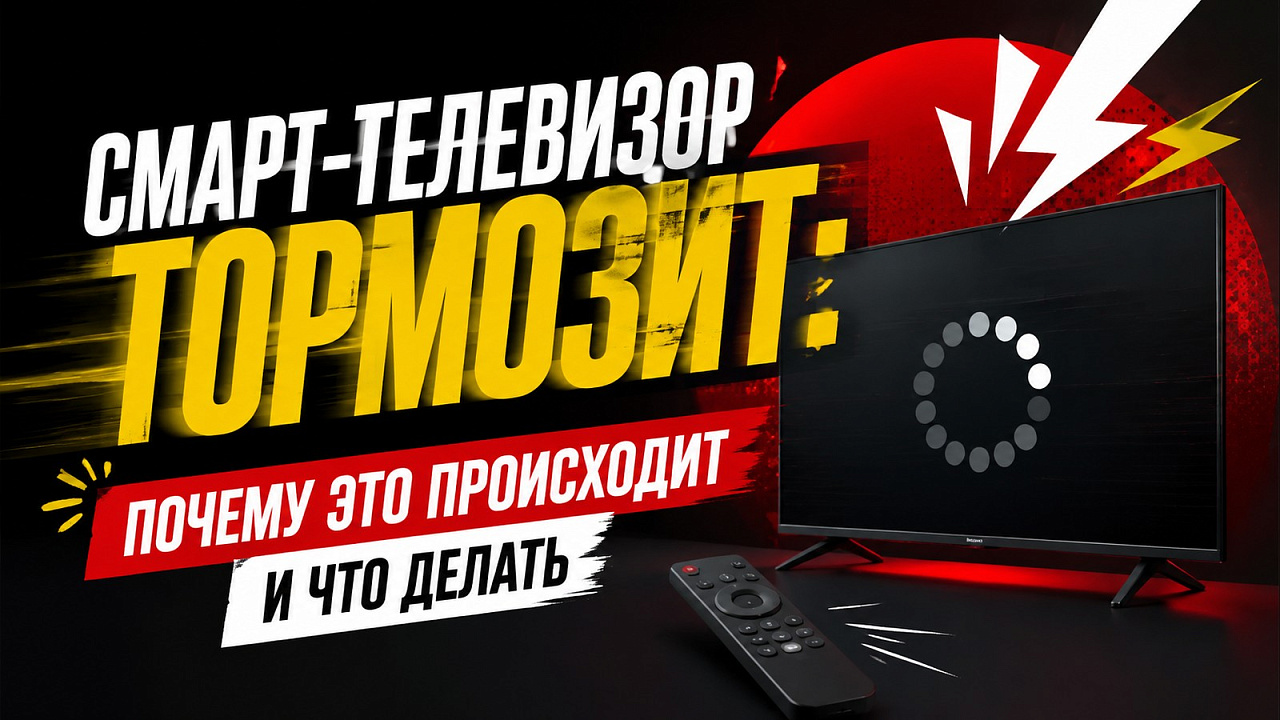 Смарт-телевизор тормозит: почему это происходит и что делать