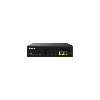 PoE-коммутатор Tenda S106PC неуправляемый, 6 портов, 4 порта PoE до 30 Вт, настольный