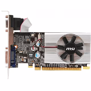 Видеокарта VGA MSI NVIDIA GeForce 210 1GB, DDR3/64-bit, PCIe 2.0, 1xD-Sub, 1xDVI-D, 1xHDMI 2.0, 1-slot (MSI N210-1GD3/LP)