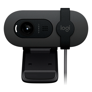 Веб-камера Logitech Brio 100 Full HD webcam - GRAPHITE – USB, 1920х1080, 30 к/с, фокус фиксированный