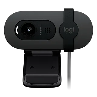 Веб-камера Logitech Brio 100 Full HD webcam - GRAPHITE – USB, 1920х1080, 30 к/с, фокус фиксированный