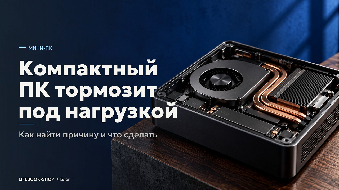 Компактный ПК тормозит под нагрузкой: как найти причину и что сделать