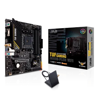 Материнская плата ASUS TUF A520M-PLUS WIFI, AM4, AMD A520, mATX, DDR4