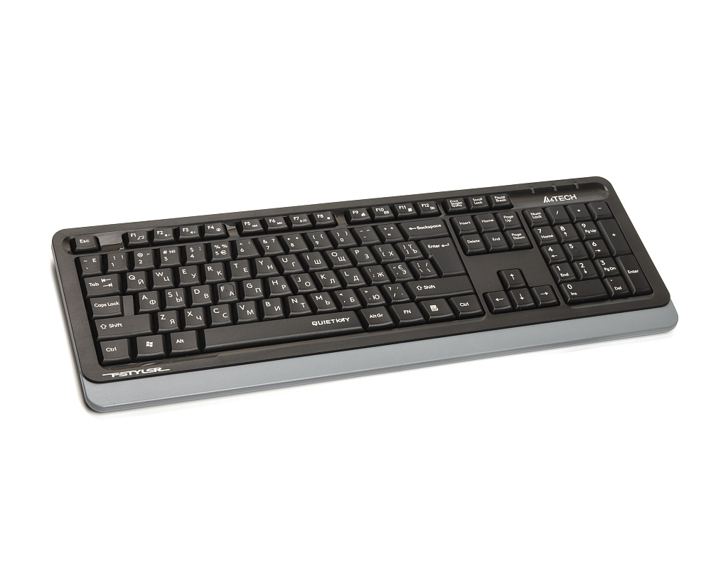 Комплект клавиатура и мышь A4Tech + Fstyler FGS1035Q, беспроводное подключение, чёрный, фото 3