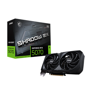 Видеокарта MSI GeForce RTX 5070 12G SHADOW 2X OC, NVIDIA GeForce RTX 5070, GDDR7