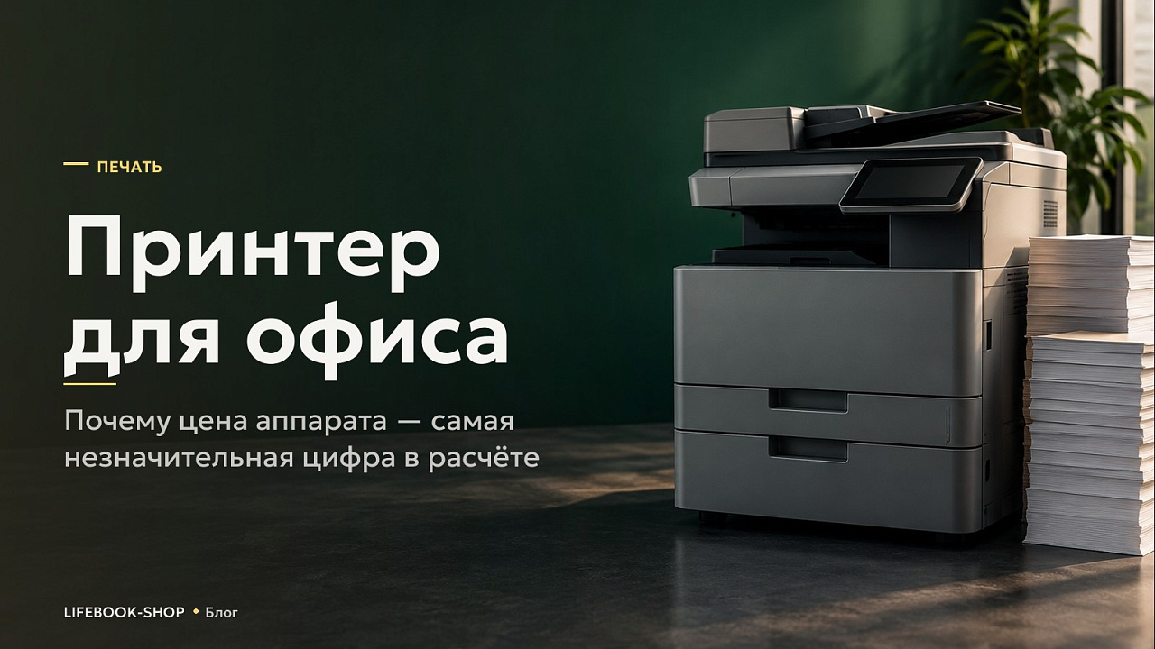 Принтер для офиса: почему цена аппарата — самая незначительная цифра в расчёте