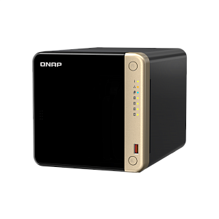 Сетевое хранилище/ SMB QNAPTS-464-8G NAS 4 HDD trays, 4-core Intel Celeron N5105/N5095 2.0-2.9 GHz, 8 GB RAM (1 x 8 GB) up to 16 GB (2 x 8GB), 2x2.5 Gigabit Ethernet , 2xUSB 3.2 Gen 2 (10Gbps), 2xUSB 2.0 port, 1xHDMI, 2xM.2 PCIe Gen 3 x1 slots