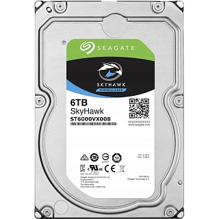 Жёсткий диск Seagate SATA3, 6 ТБ, системы видеонаблюдения, 5900 об/мин