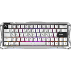 Клавиатура Gravastar Mercury V60Pro XTAL SLV RU, белый