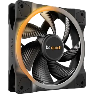 Корпусной вентилятор be quiet! Cooler LIGHT WINGS, вентилятор 120 мм, 1700 об/мин, поток 41.5 CFM, шум 20.6 дБА