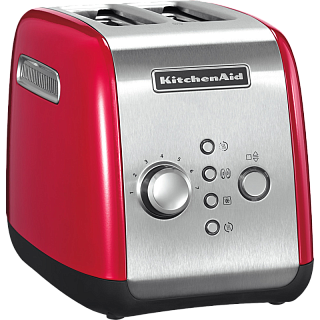 Тостер KitchenAid 5KMT221EER на 2 тоста, 1100 Вт, моторизованный подъём, красный