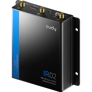 Промышленный 4G-маршрутизатор Cudy IR02, LTE Cat4, 2 SIM, Wi-Fi N150, RS485/RS232