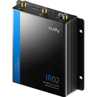 Промышленный 4G-маршрутизатор Cudy IR02, LTE Cat4, 2 SIM, Wi-Fi N150, RS485/RS232