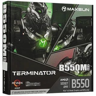 Материнская плата Maxsun MS-Terminator B550M, AM4, AMD B550, DDR4