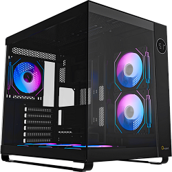 Корпус ПК Case Ocypus Iota C70 BK ARGB, Midi-Tower, чёрный, 6×120 мм ARGB, 2×USB‑A 3.0, 1×USB‑C 3.1, ATX/mATX/mITX