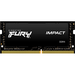 Оперативная память Kingston FURY Impact 32ГБ DDR4, 3200MT/s, CL20, SODIMM, KF432S20IB/32