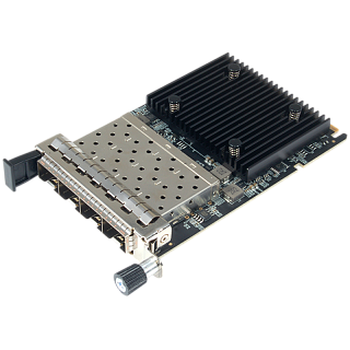 Сетевая карта Sunrich ST Lab N-1250, OCP 3.0, 4 порта SFP28 25 Гбит/с, Broadcom