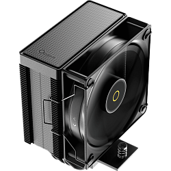 Кулер для процессора/ CPU Cooler Ocypus Gamma A40 BK (200W, 4-pin PWM, 133mm, Al/Cu, 4x6mm, 1x100mm, 41CFM, 29.5dBA, 2400RPM, S: 1851/1700/1200/115X, AM5/AM4, black)