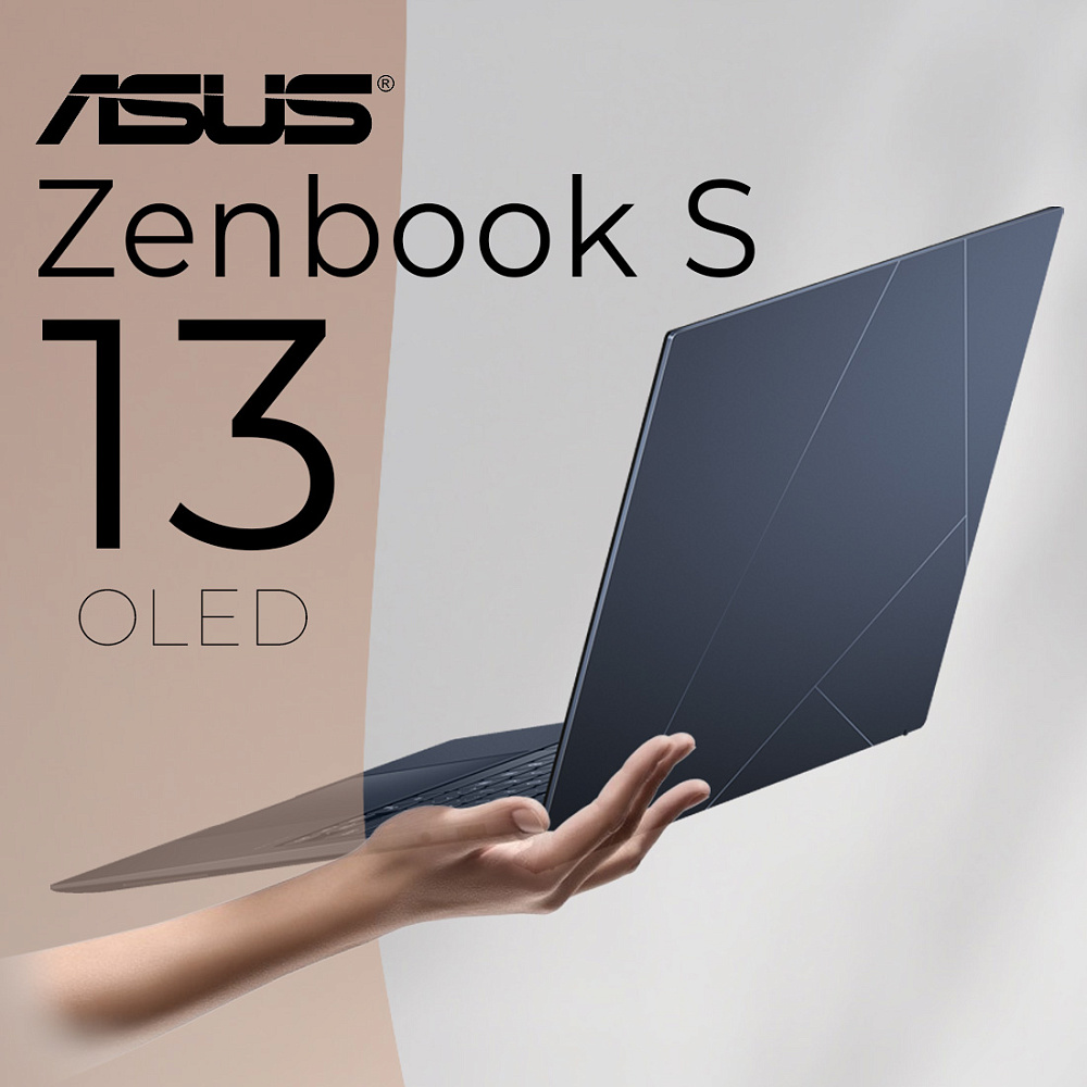 Ноутбук ASUS Zenbook S 13 OLED Ponder Blue UX5304MA-NQ172 (90NB12V3-M00B20), Intel Core Ultra 7 155U, 16GB LPDDR5X, Intel Graphics, 13.3" 3K OLED, 1 TB SSD PCIe GEN4, NO OS, КЛАВИАТУРА RU/US, гарантия 1 год, ЧЕХОЛ В ПОДАРОК!