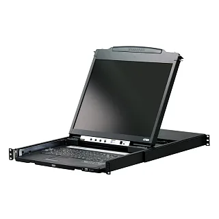ЖК-консоль ATEN CL5800NR для KVM-переключателей, экран 19″, PS/2 и USB, на двух направляющих