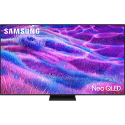 Телевизор ЖК 85'' Samsung/ 85", NeoQLED, Ultra HD, Direct Full Array Local Dimming, Tizen Smart TV, 120 Hz (Up to 144Hz), HDR10+, Wi-Fi, Voice, DVB-T2/C/S2, Bluetooth, CI+(1.4), FreeSync Premium PRO, 2.2Ch 30W, OTS Lite, 4HDMI, 2USB, Titan Black, 1 Pole s