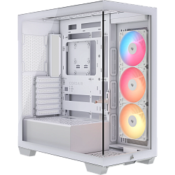 Корпус без блока Case Corsair 3500X RS-R ARGB, Midi-Tower, TG, 3x120mm ARGB, 2xUSB-A 3.2, 1xUSB 3.2 Type-C, E-ATX, ATX, mATX, mITX White