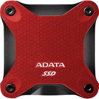 Внешний накопитель ADATA SD620, SSD 1 ТБ, USB 3.2 Gen 2 Type-A, чтение 520 МБ/с, запись 460 МБ/с, красный