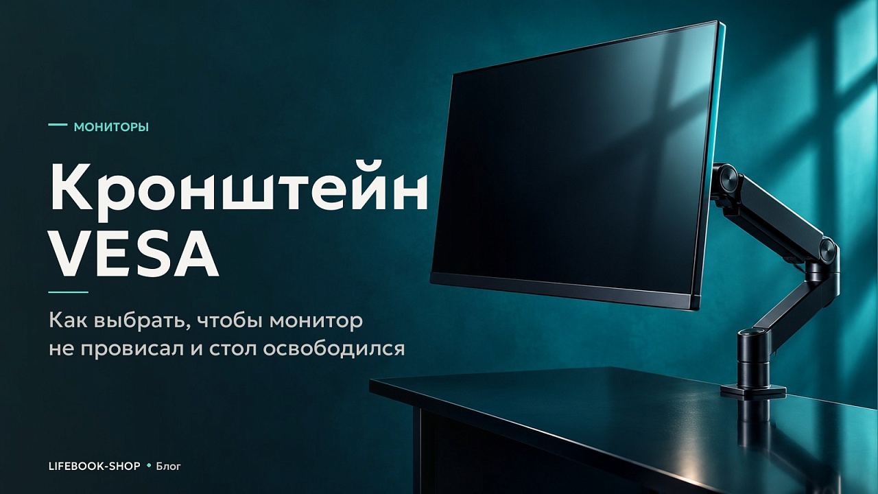 Кронштейн VESA: как выбрать, чтобы монитор не провисал и стол освободился