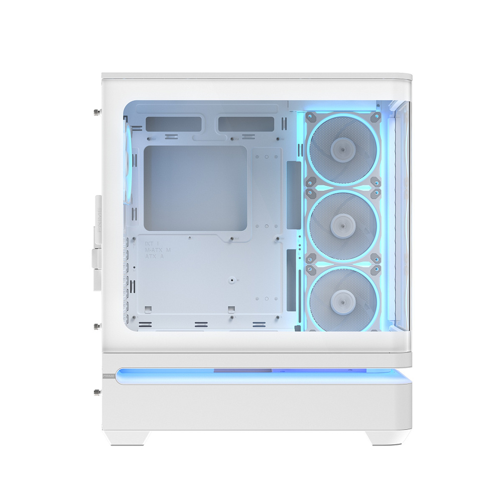 Корпус для ПК ASUS PRIME AP304 TG ARGB, белый, подсветка ARGB, фото 4