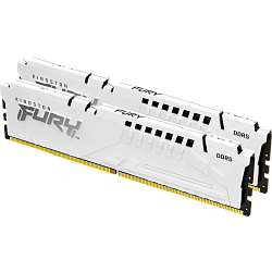 Оперативная память Kingston FURY Beast White, 32ГБ DDR5, 5200MT/s, CL40, Kit of 2