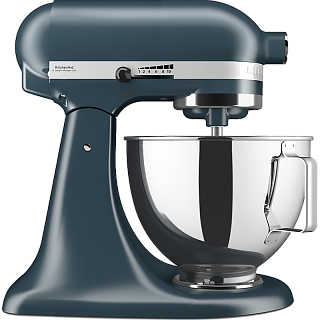 Планетарный миксер KitchenAid 5KSM95PSEBS, 4,3 л, 275 Вт, 10 скоростей, стальной синий