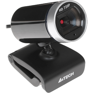 Веб-камера A4Tech 1Mpix, 1280x720, 30 к/с, фокус фиксированный, угол обзора 68 °, встроенный микрофон
