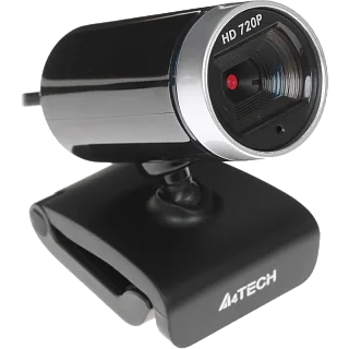 Веб-камера A4Tech 1Mpix, 1280x720, 30 к/с, фокус фиксированный, угол обзора 68 °, встроенный микрофон