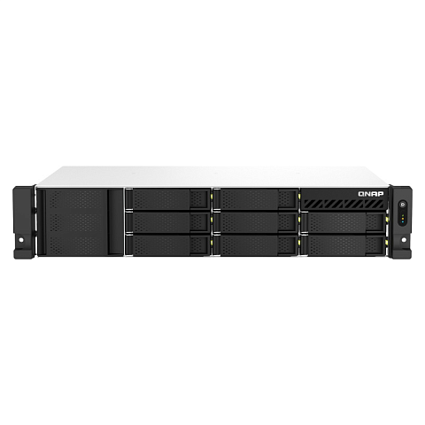 Сетевое хранилище NAS QNAP SMB TS-873AeU-RP-4G NAS 8 HDD trays, AMD Ryzen V1500B, 4 ГБ ОЗУ