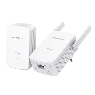 Комплект Powerline-адаптеров Mercusys MP510 KIT с Wi-Fi, 2 адаптера, порт 1 Гбит/с