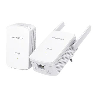 Комплект Powerline-адаптеров Mercusys MP510 KIT с Wi-Fi, 2 адаптера, порт 1 Гбит/с