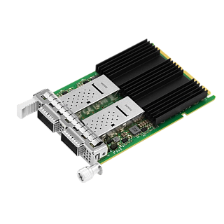 Сетевая карта LR-Link LRES4162PF-2QSFP56, OCP 3.0, 2 порта QSFP56 100 Гбит/с, ConnectX-6