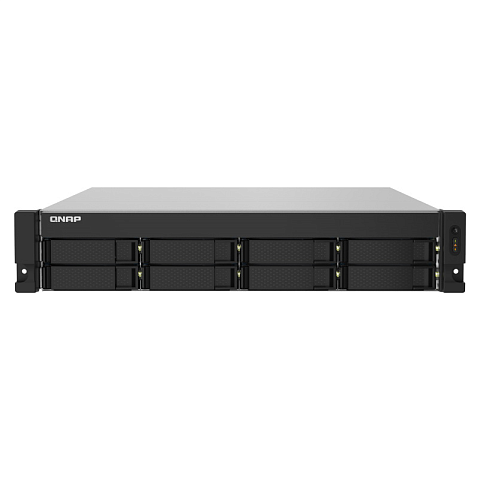 Сетевое хранилище QNAP TS-832PXU-RP-4G, 8 Bay, 2U rackmount, AL324 1.7 ГГц, 4 ГБ DDR4, 2×10 GbE SFP+ LAN