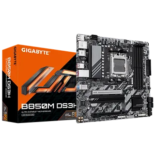 Материнская плата Gigabyte B850M DS3H, AM5, AMD B850, mATX, DDR5